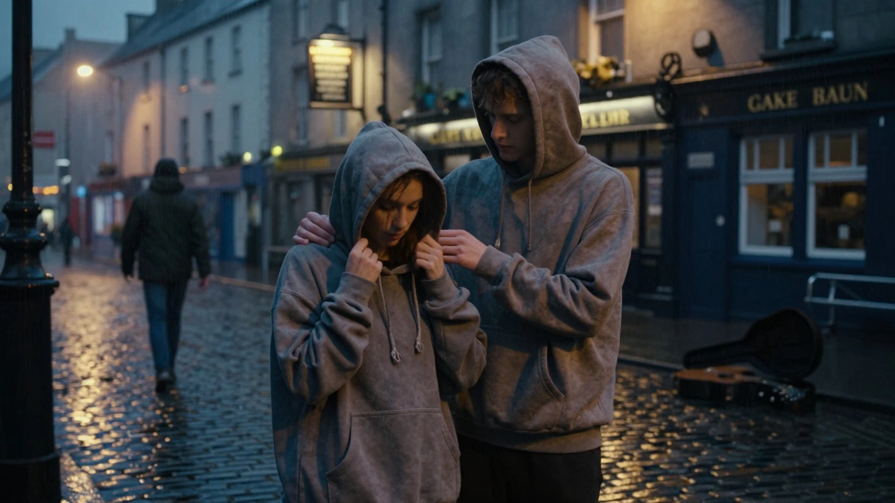 Why Does a Guy Give a Girl His Hoodie in Ireland?