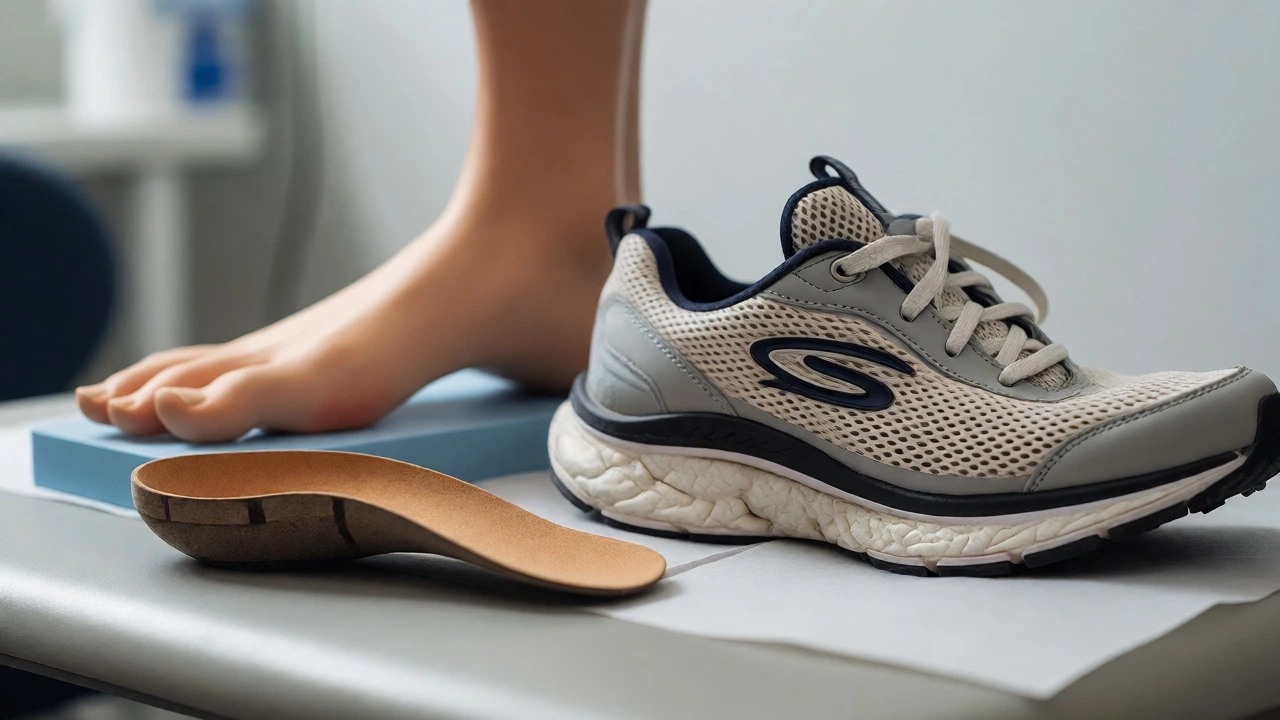Worn Skechers vs orthotic in podiatrist office